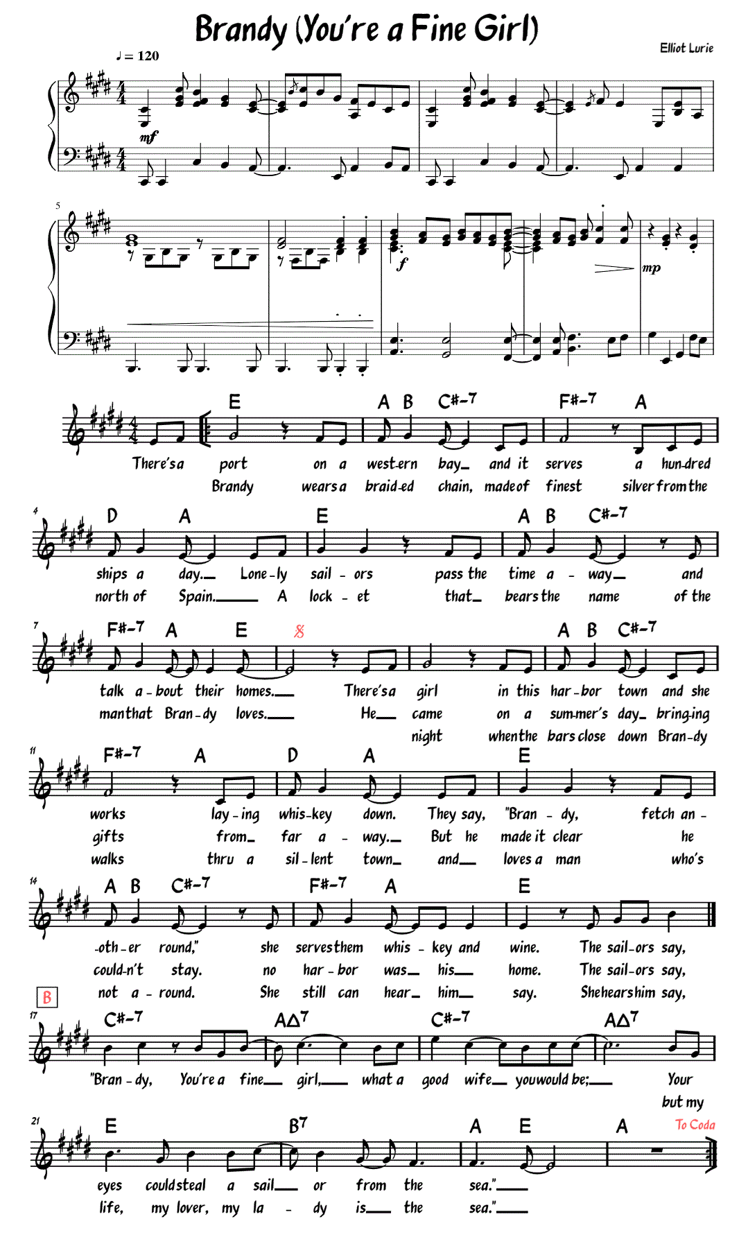 Sheet Music